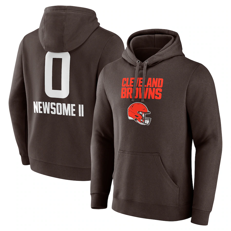Custom #0 Brown CLE Football Shirt Top