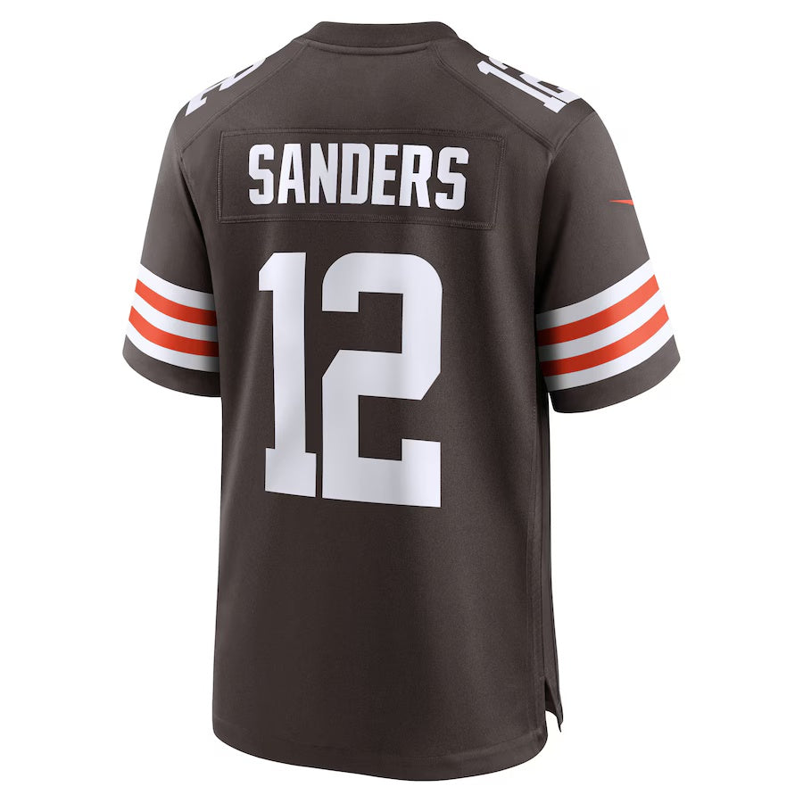 Custom #12 Brown 2025 CLE Football Shirt Top