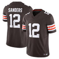 Custom #12 Brown CLE Football Shirt Top