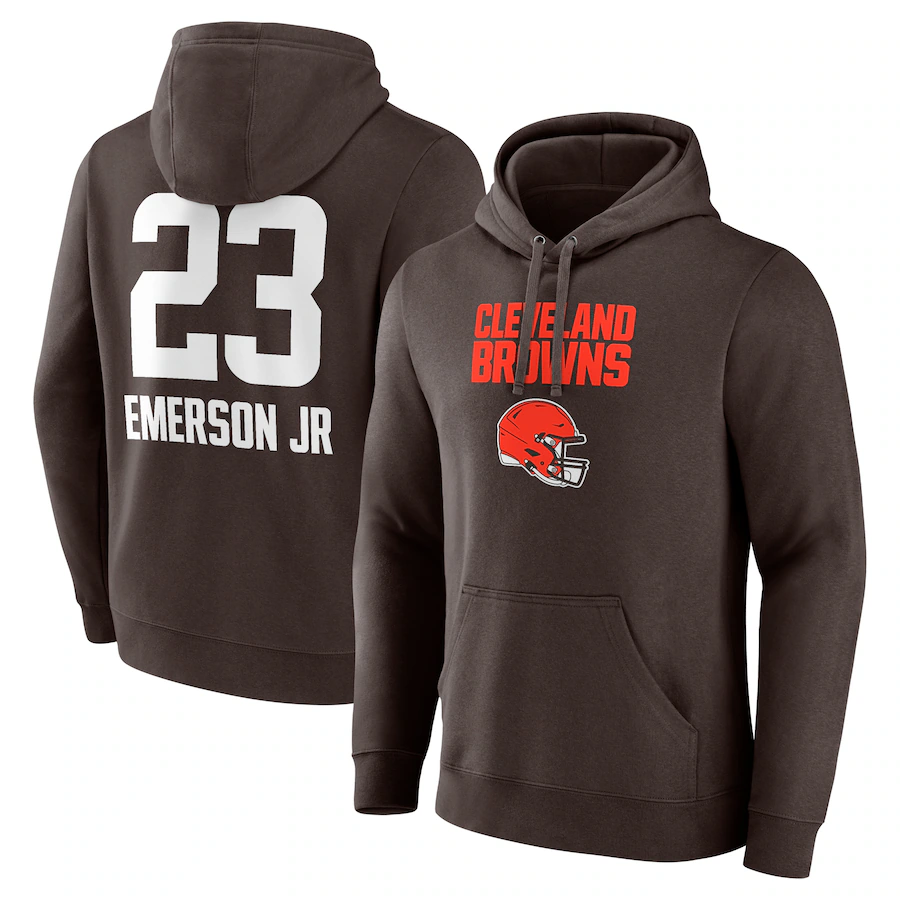 Custom #23 Brown CLE Football Shirt Top