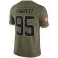 Custom #95 Olive 2022 CLE Football Shirt Top