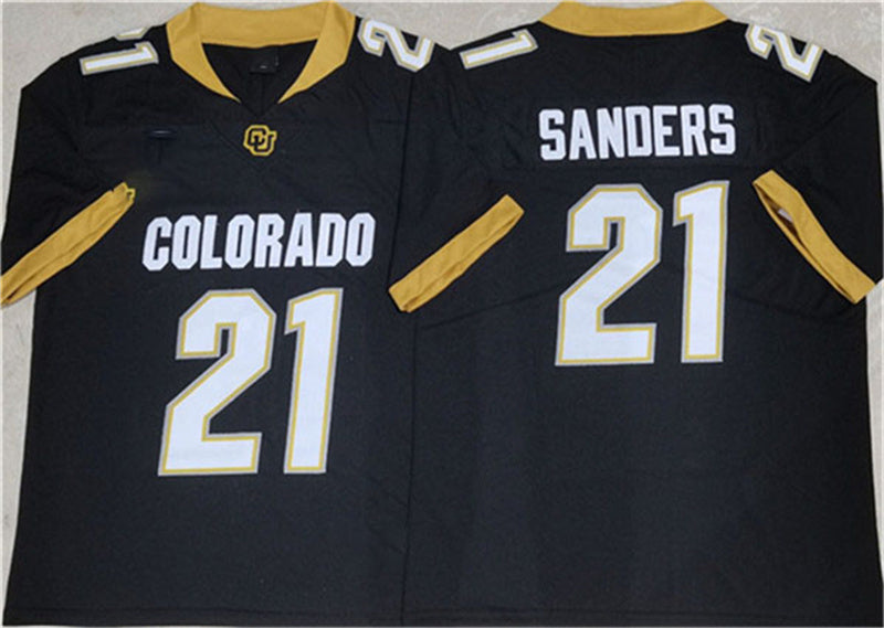 Custom #21 Black 2023 College Shirt Top