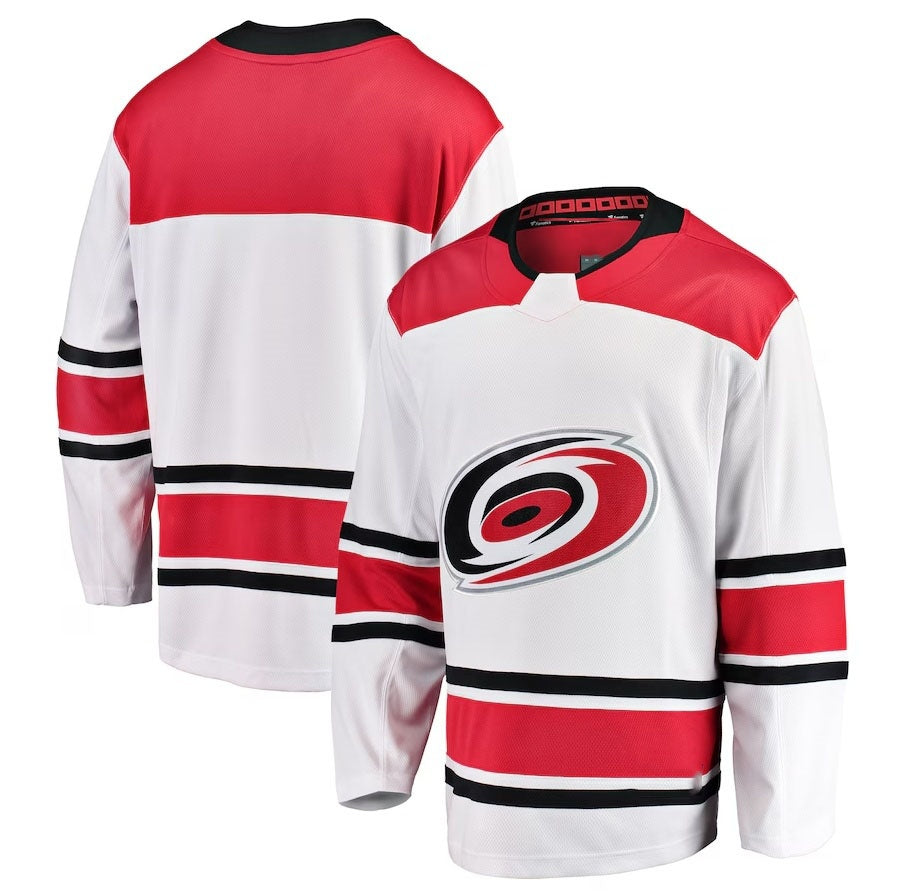 Custom White CAR Hockey Shirt Top