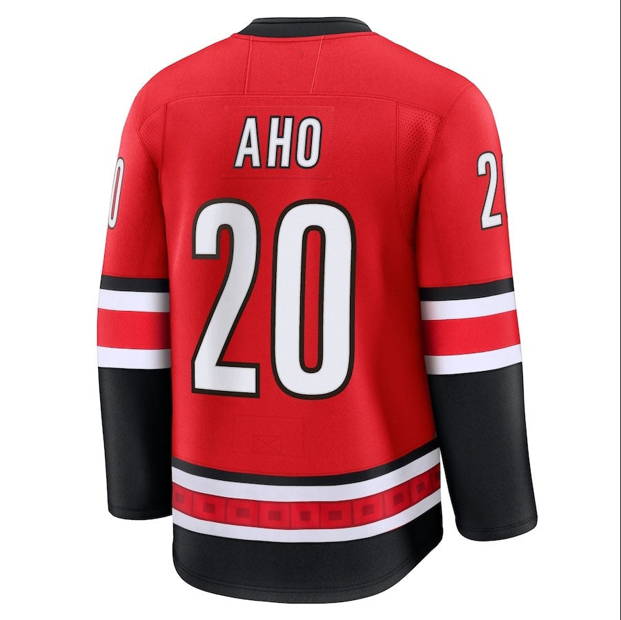 Custom #20 Red CAR Hockey Shirt Top