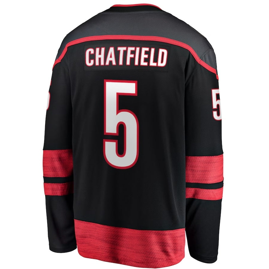 Custom #5 Black CAR Hockey Shirt Top