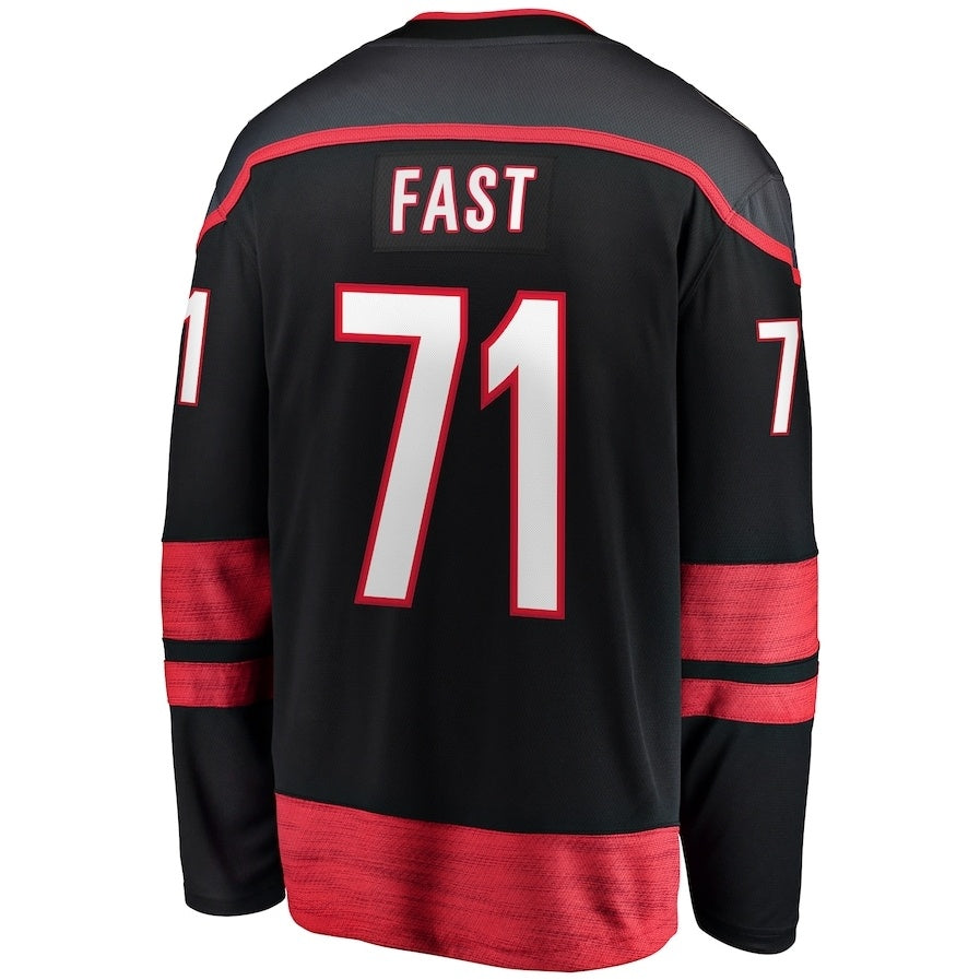 Custom #71 Black CAR Hockey Shirt Top