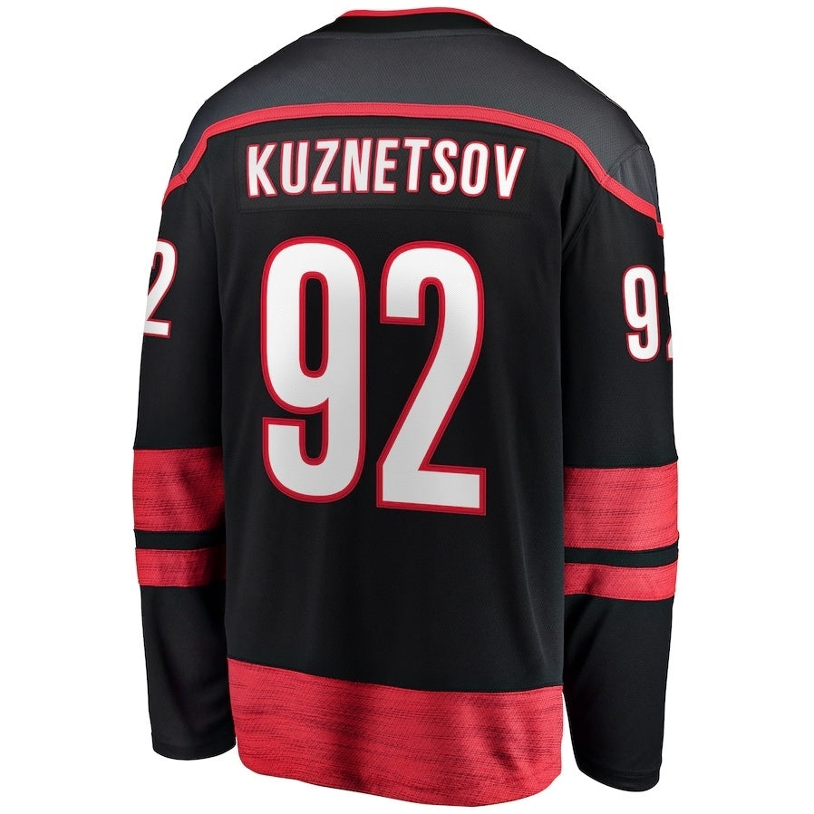 Custom #92 Black CAR Hockey Shirt Top