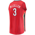 Custom #3 Red 2021 NOP Basketball Shirt Top