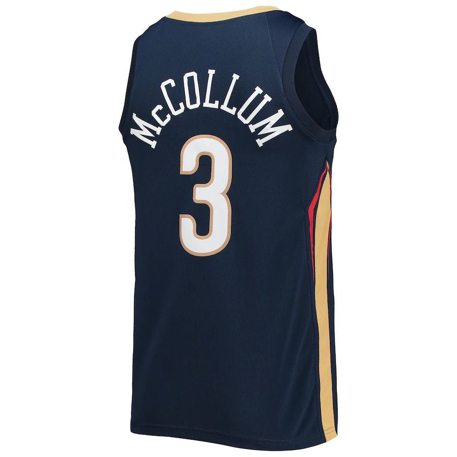 Custom #3 Navy 2021 NOP Basketball Shirt Top