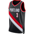 Custom #3 Black 2021 POR Basketball Shirt Top