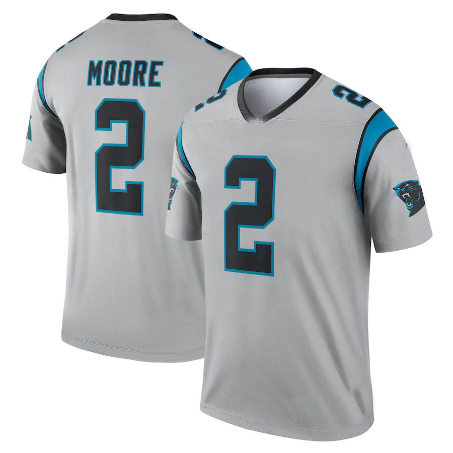 Custom #2 Silver CAR Football Shirt Top