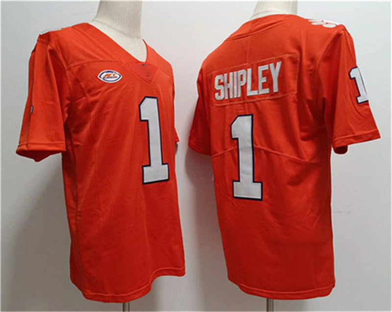 Custom #1 Orange Football Shirt Top