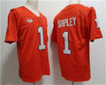 Custom #1 Orange Football Shirt Top