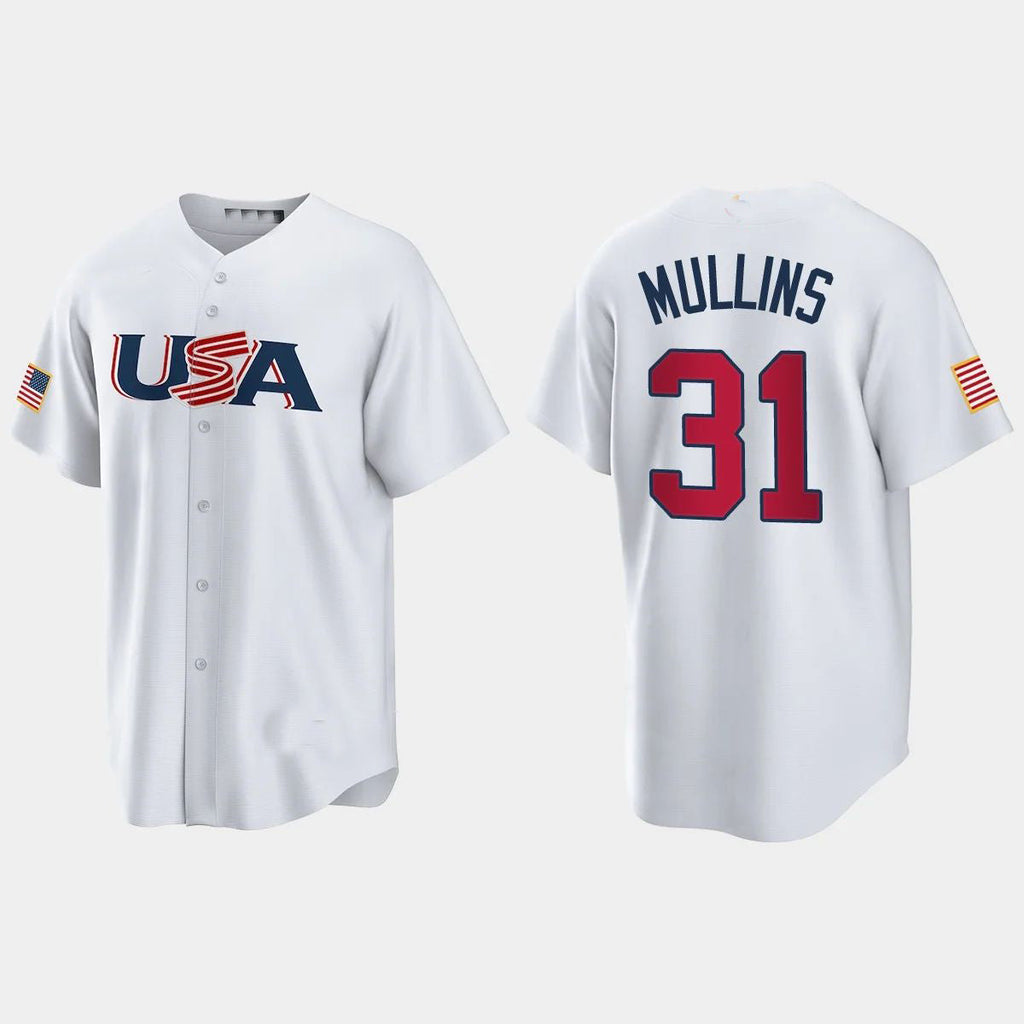 Custom #31 White 2023 BAL Baseball Shirt Top