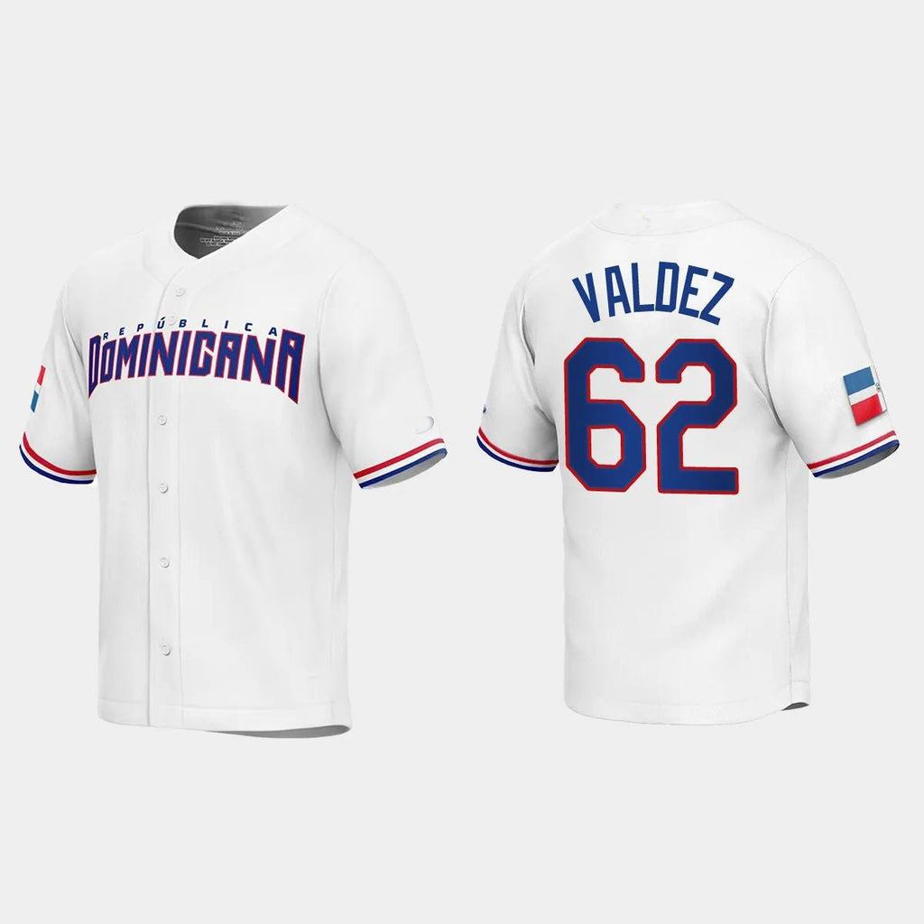 Custom #62 White 2023 Baseball Shirt Top
