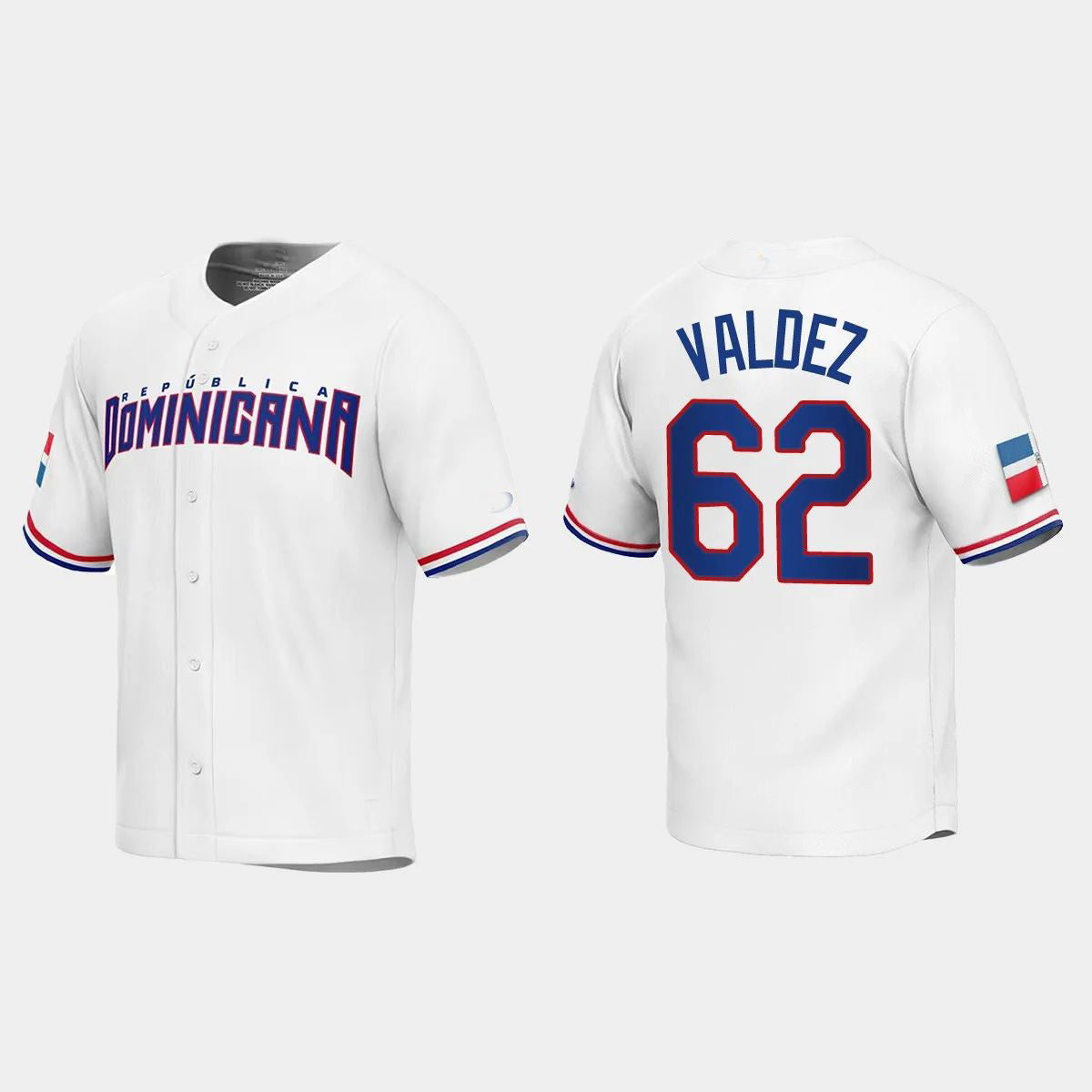 Custom #62 White 2023 Baseball Shirt Top