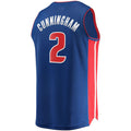 Custom #2 Blue 2021 DET Basketball Shirt Top