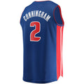 Custom #2 Blue 2021 DET Basketball Shirt Top