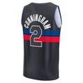 Custom #2 Black 2022 DET Basketball Shirt Top