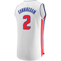 Custom #2 White 2022 DET Basketball Shirt Top