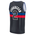 Custom #2 Black 2021 DET Basketball Shirt Top