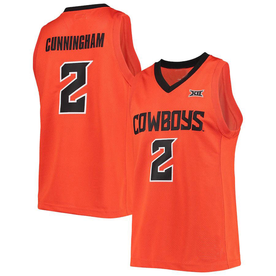 Custom #2 Orange Retro Basketball Shirt Top