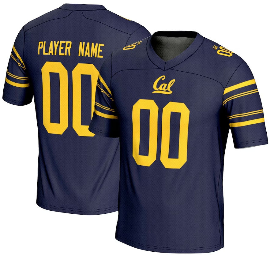 Custom Navy CHI Football Shirt Top