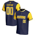 Custom Navy College Shirt Top