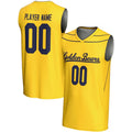 Custom Gold Basketball Shirt Top