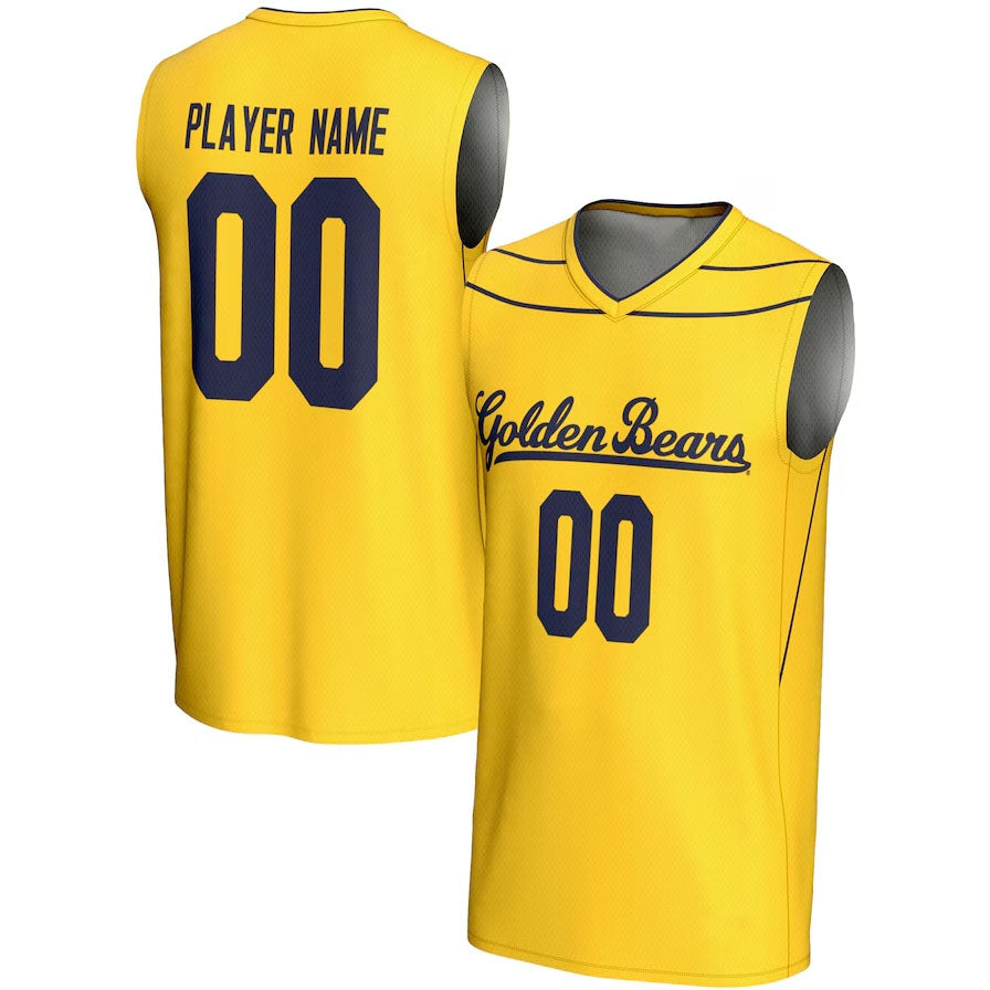 Custom Gold Basketball Shirt Top