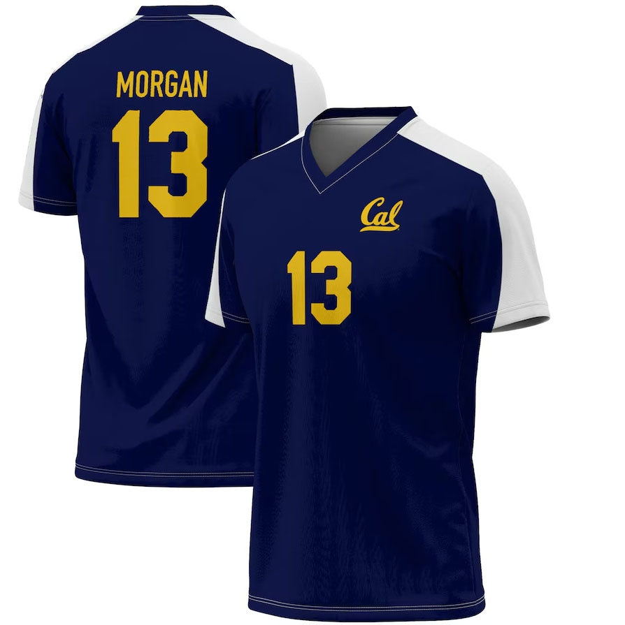 Custom #13 Navy College Shirt Top