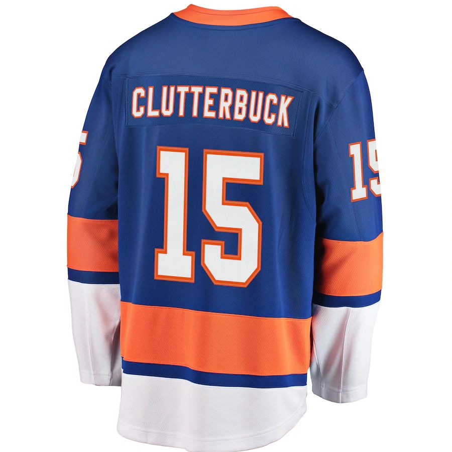 Custom #15 NYI Hockey Shirt Top