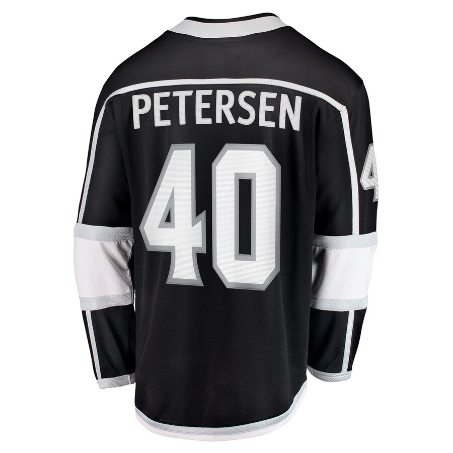 Custom #40 Black LAK Hockey Shirt Top