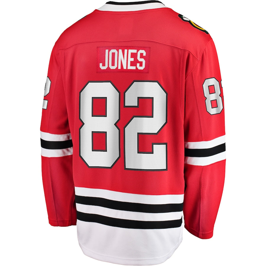 Custom #82 Red CHI Hockey Shirt Top