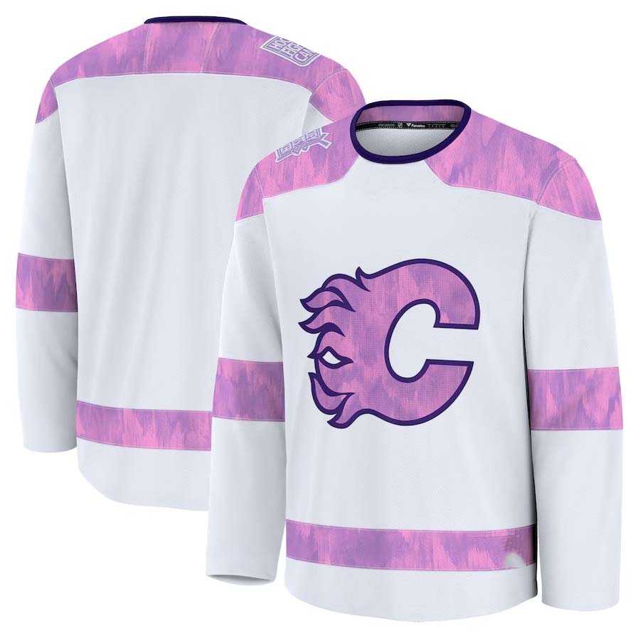 Custom White 2024 CGY Hockey Shirt Top