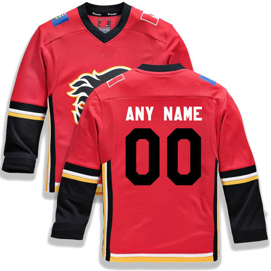 Custom Red CGY Hockey Shirt Top