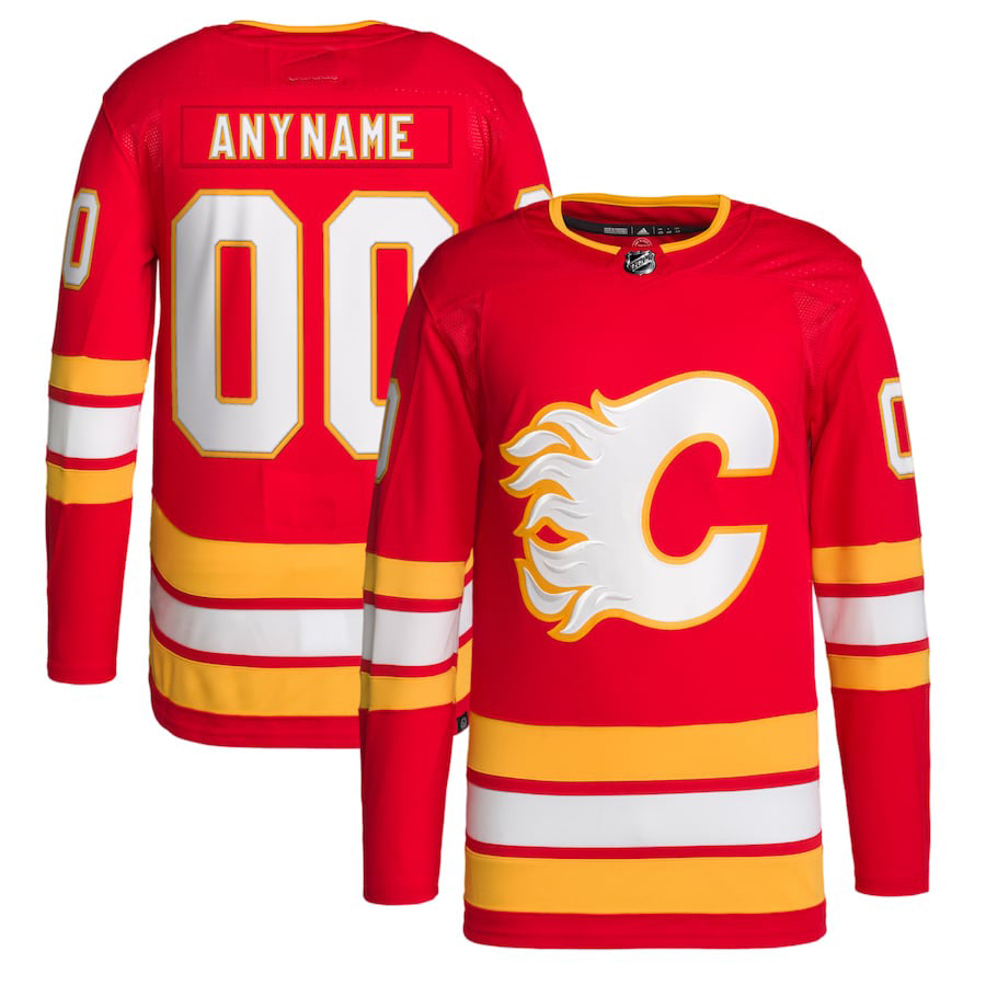 Custom #21 Red 2020 CGY Hockey Shirt Top