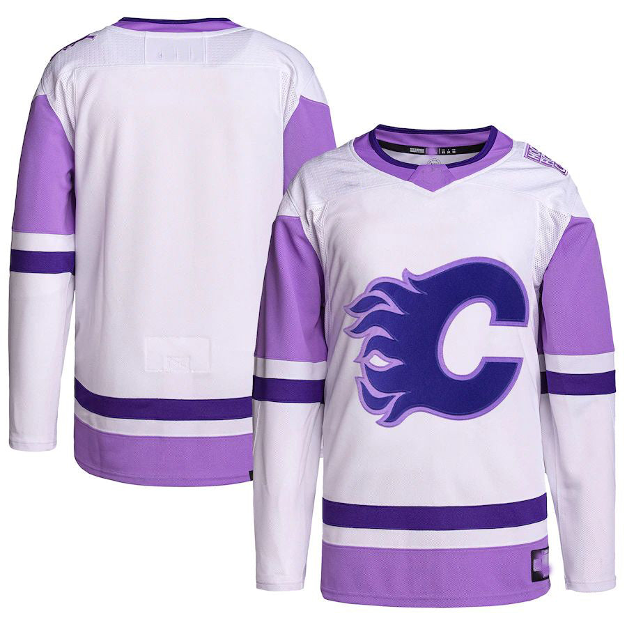 Custom White CGY Hockey Shirt Top