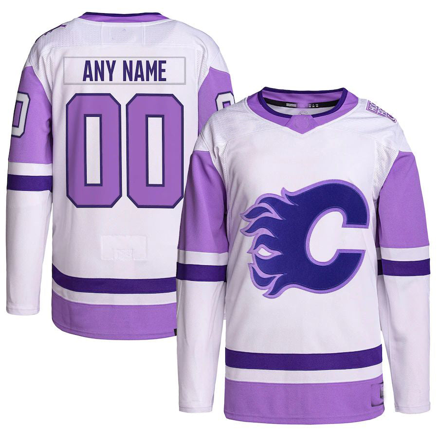 Custom White CGY Hockey Shirt Top
