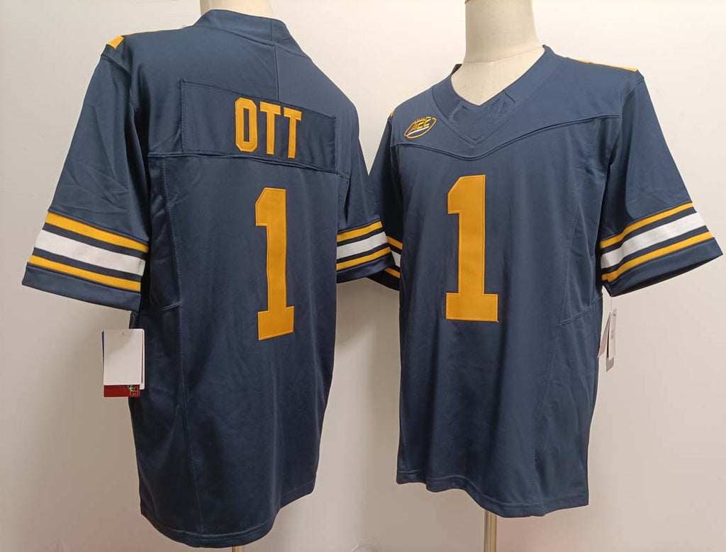 Custom #1 Navy Blue College Shirt Top