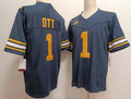 Custom #1 Navy Blue College Shirt Top