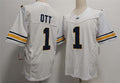 Custom #1 White CHI Football Shirt Top