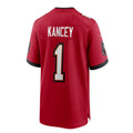 Custom #1 Red 2023 TB Football Shirt Top