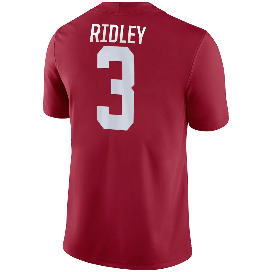 Custom #3 Crimson College Shirt Top