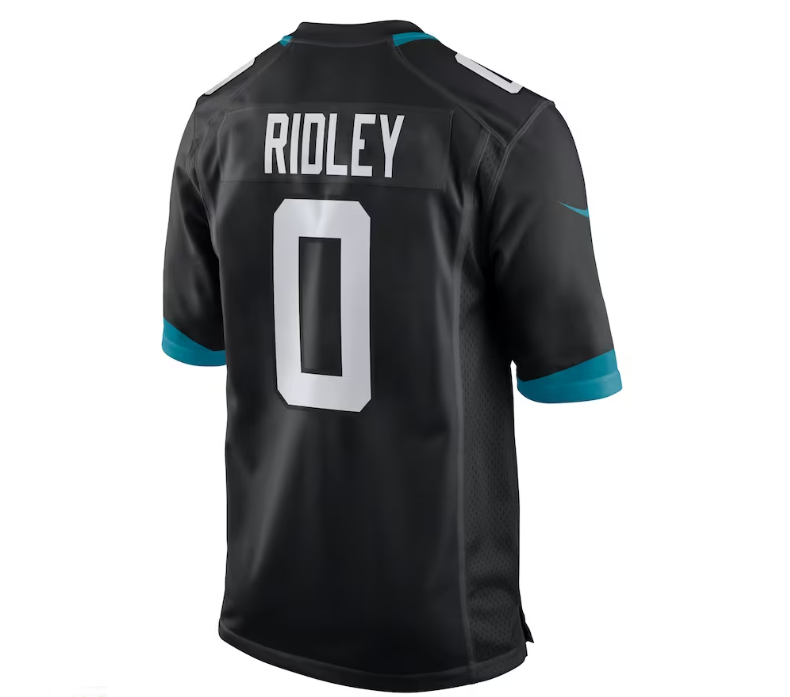 Custom #0 Black JAX Football Shirt Top