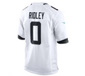 Custom #0 White JAX Football Shirt Top