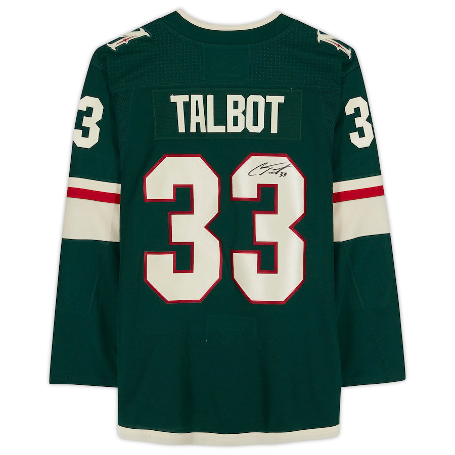 Custom #33 Green MIN Hockey Shirt Top