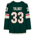 Custom #33 Green MIN Hockey Shirt Top