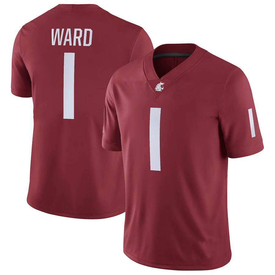 Custom #1 Crimson Football Shirt Top