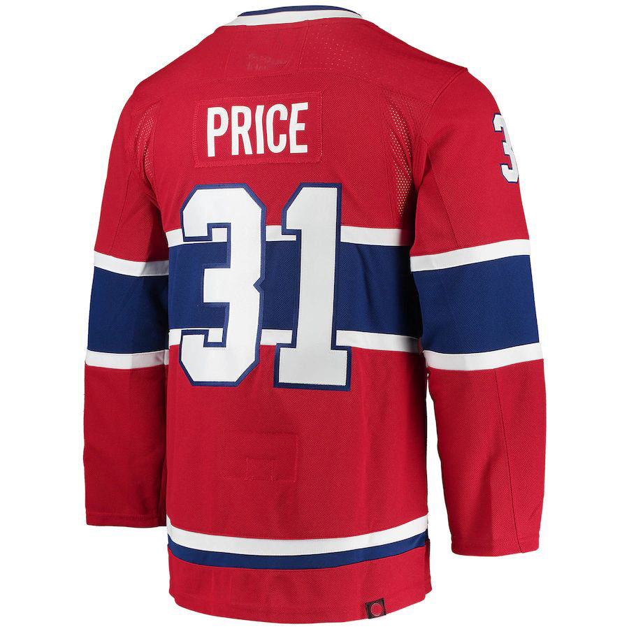 Custom #31 Red MTL Hockey Shirt Top